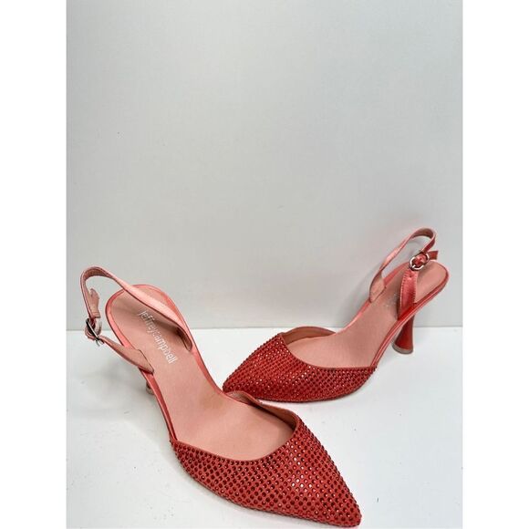 Jeffrey Campbell Pumps Womens Size 6 Slingback Pointed Toe in Rose - Picture 5 of 10